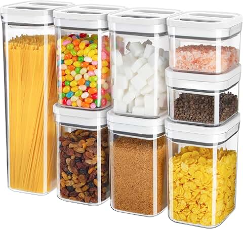8-Piece Airtight Food Storage Container Set