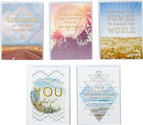Fun Graduation Card Assortment with Envelopes