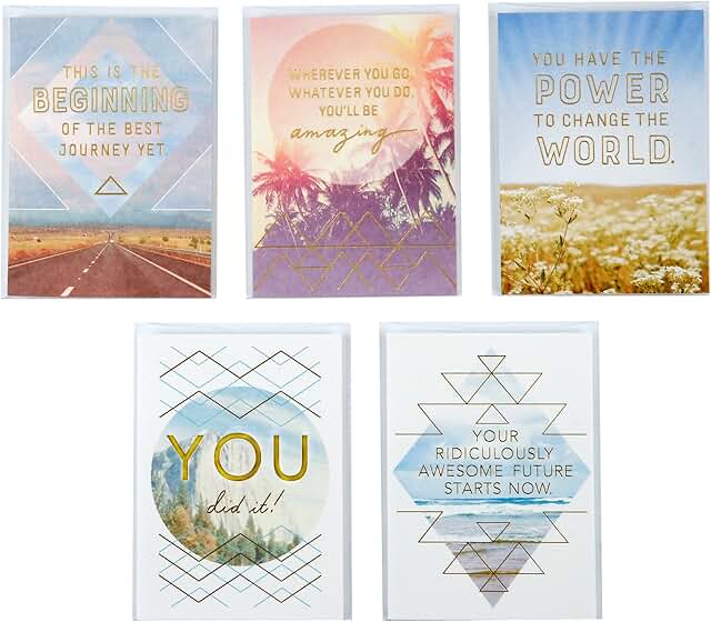 Fun Graduation Card Assortment with Envelopes
