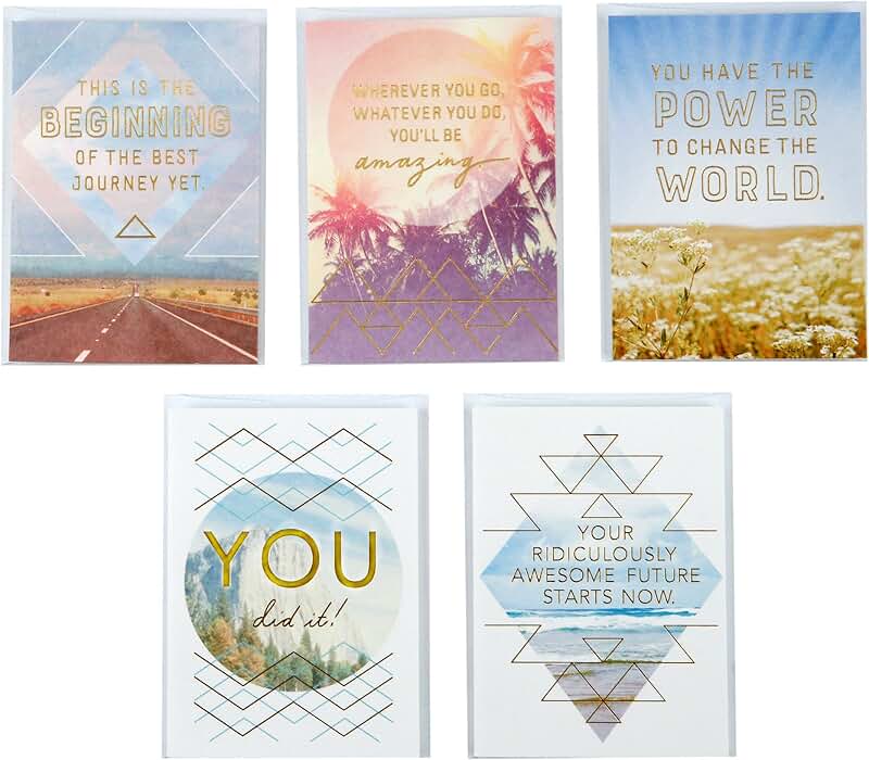 Fun Graduation Card Assortment with Envelopes