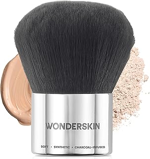 Round Kabuki Brush for Face and Body Makeup