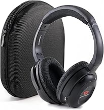Headphones with Hard Shell Travel Case