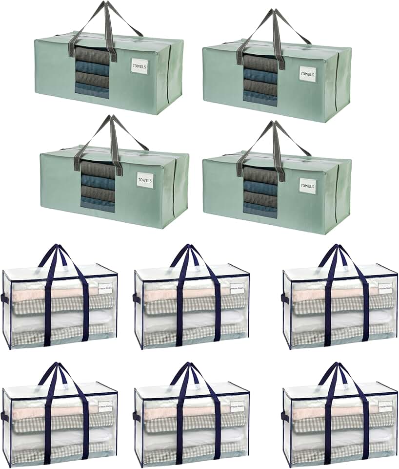 Heavy-Duty Moving Bundle with Clear and Organizer Bags