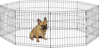 Foldable Metal Dog Playpen for Indoor and Outdoor Use
