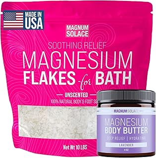 Magnesium Flakes and Body Butter for Night Routine