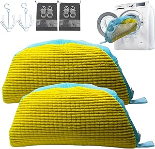 2-Pack Reusable Shoe Washing Bags for All Shoe Types