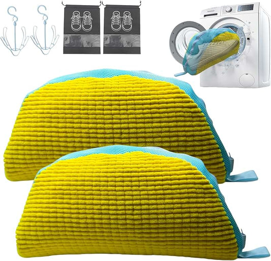 6-Piece Wall Mount Mop and Broom Holder with Hooks