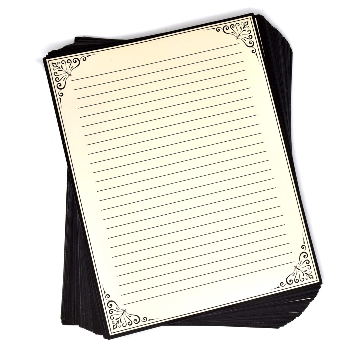 Vintage Cream Lined Stationery Sheets for Writing