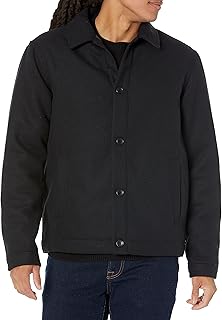 Men's Wool Bomber Jacket in Big and Tall Sizes
