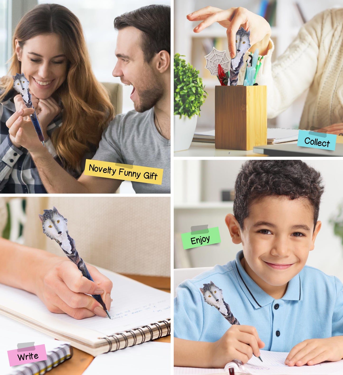 Colorful Animal Ballpoint Pen for Kids and Adults