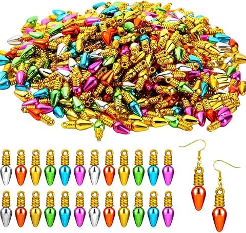 500 Mini Beads for Crafts and Holiday Decorations