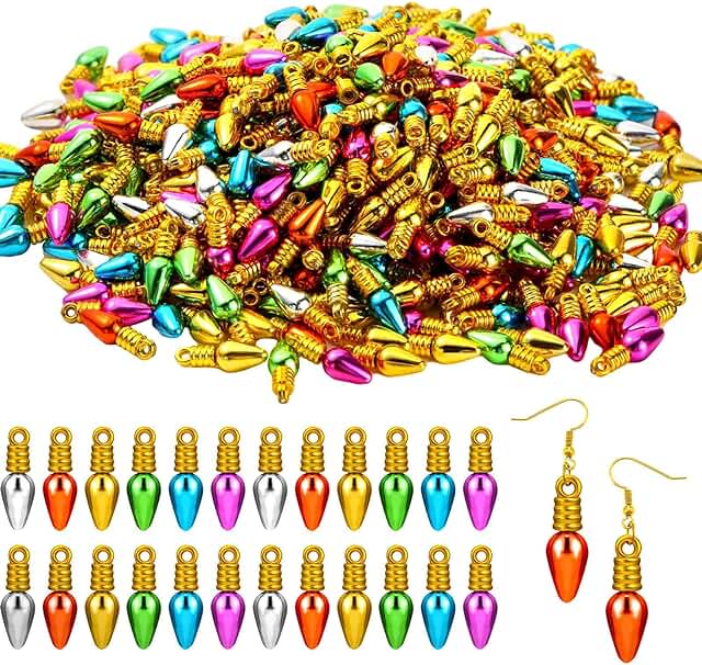 500 Mini Beads for Crafts and Holiday Decorations
