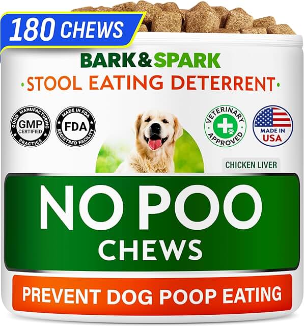 Dog Stool & Coprophagia Deterrent with Probiotics and Enzymes