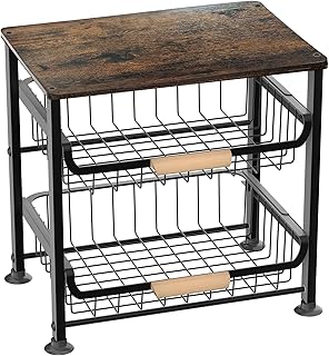 Three-layer kitchen fruit and snack storage basket