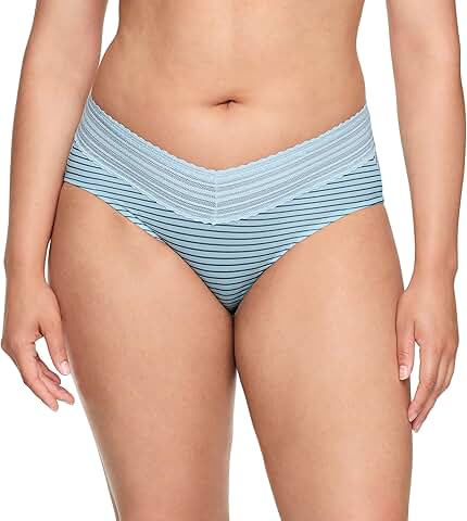 Women's Comfort Waist Lace Microfiber Hipster