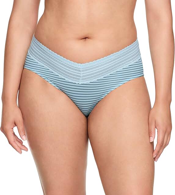 Women's Comfort Waist Lace Microfiber Hipster