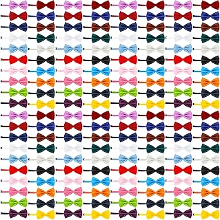 160 Pcs Adjustable Dog and Cat Bow Ties in 20 Colors