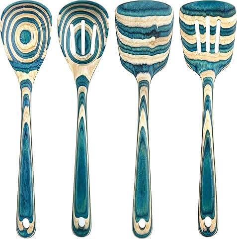 Mykonos 4-Piece Bamboo Cooking Utensil Set