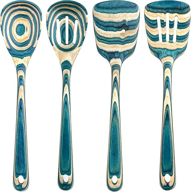Mykonos 4-Piece Bamboo Cooking Utensil Set