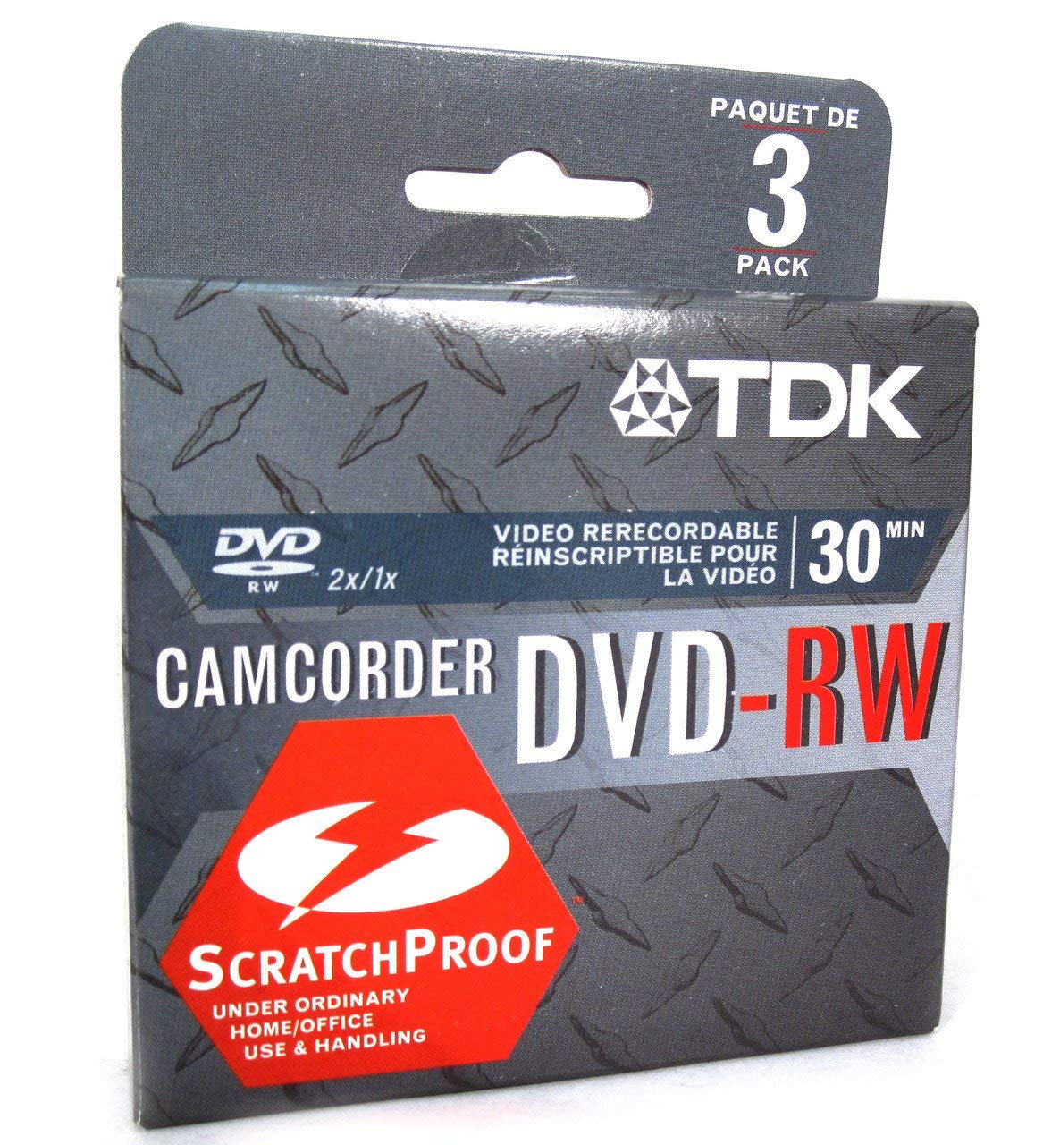 1.4GB DVD-RW Armor Plated, (3 pack) (Discontinued by Manufacturer)
