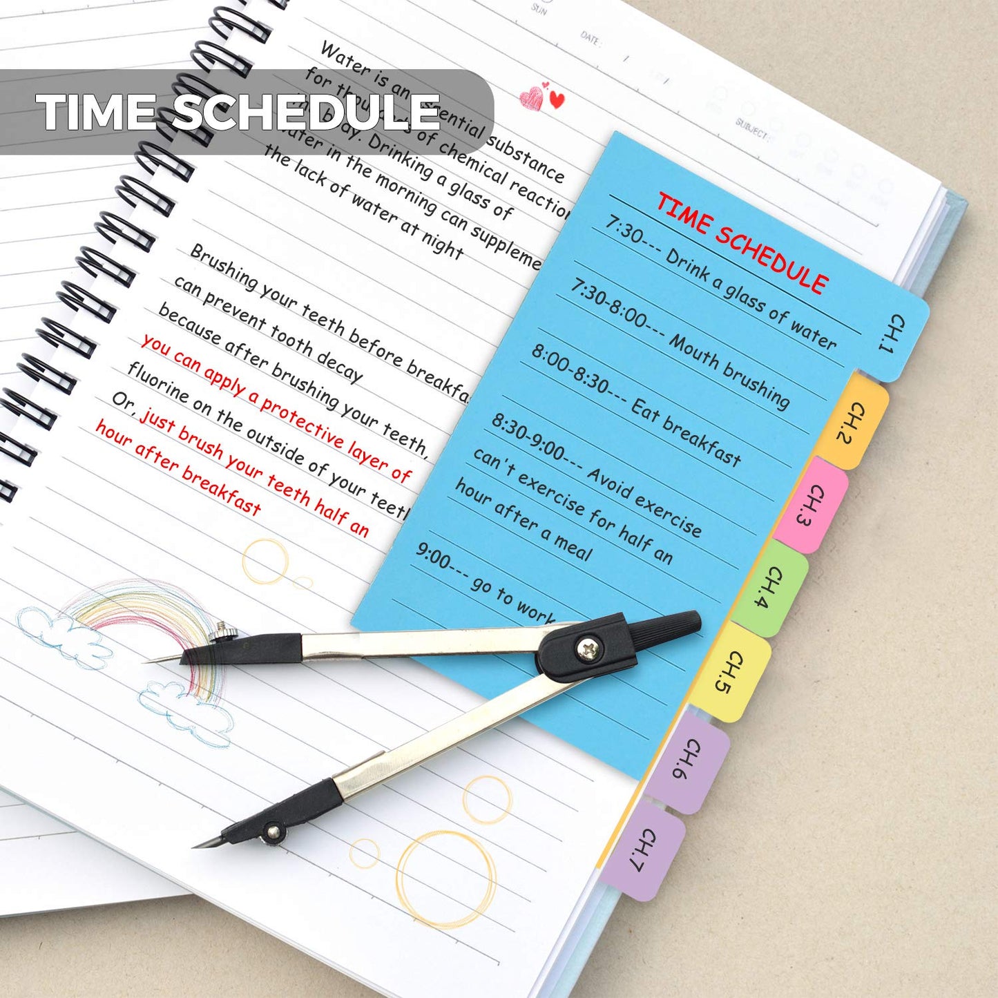 Sticky Notes Set for Journaling and Planning