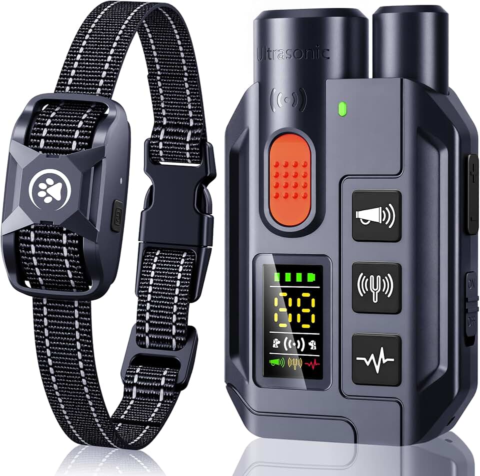 Dog Training Collar with Remote, Waterproof, Rechargeable