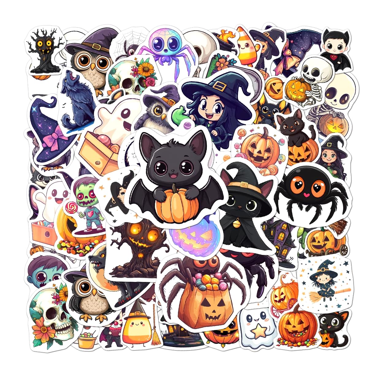 108 Halloween Stickers for Kids and Crafts