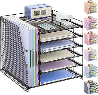 6-Tier Paper and Document Organizer for Desk