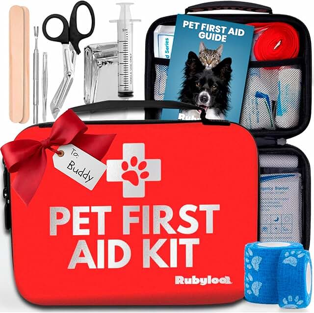 Dog and Cat First Aid Kit for Emergencies