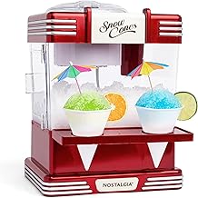 Retro Snow Cone Shaved Ice Machine with Cups