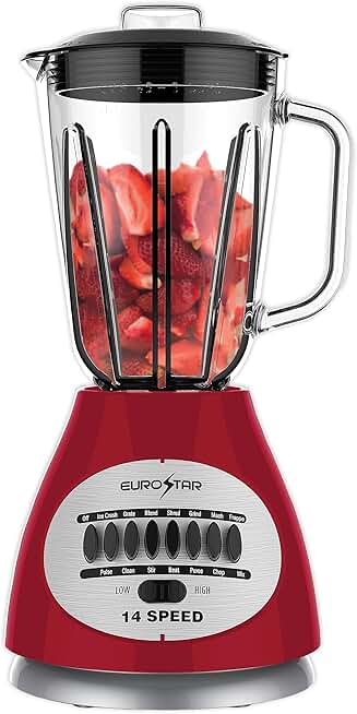 450W 14-Speed Glass Jar Blender