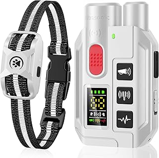 Dog Training Collar with Remote, Waterproof, Rechargeable