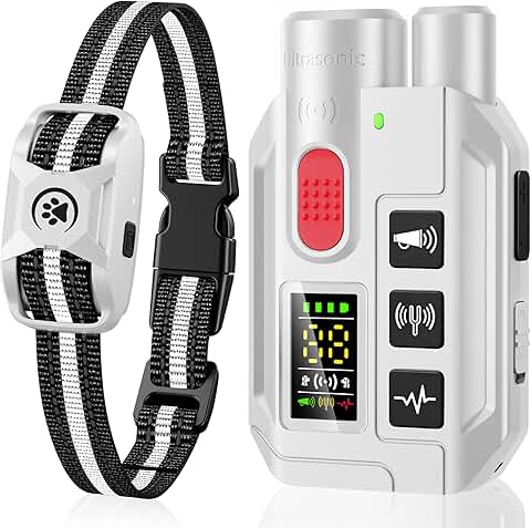 Dog Training Collar with Remote, Waterproof, Rechargeable