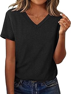 Women’s Short Sleeve V-Neck Tee Shirt