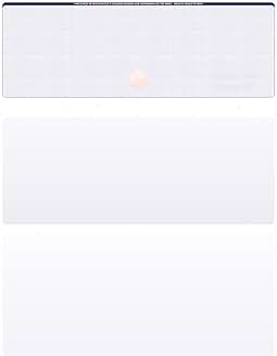 Blank Check Stock, 500 Sheets, Standard Letter Size
