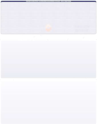 Blank Check Stock, 500 Sheets, Standard Letter Size