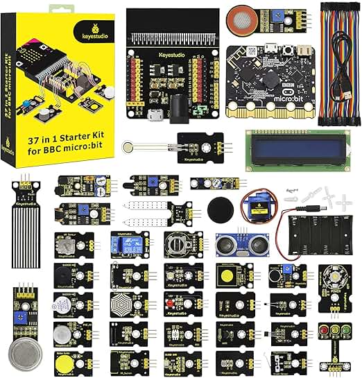 37-in-1 Microbit Sensor and Electronics Starter Kit