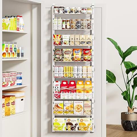 Over the Door 8-Tier Pantry and Laundry Organizer