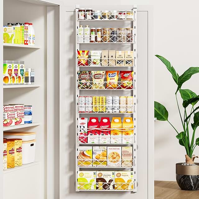 Over the Door 8-Tier Pantry and Laundry Organizer