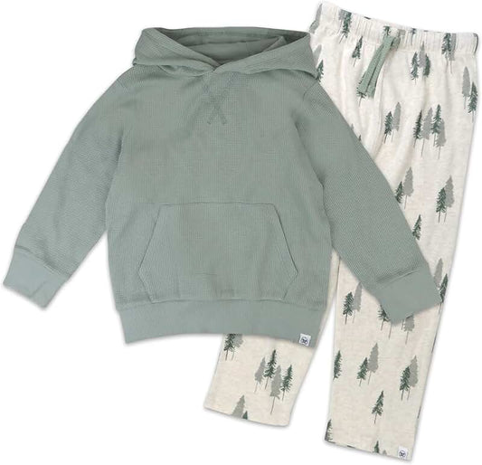 Unisex Baby Hoodie Lounge Set Made of Organic Cotton
