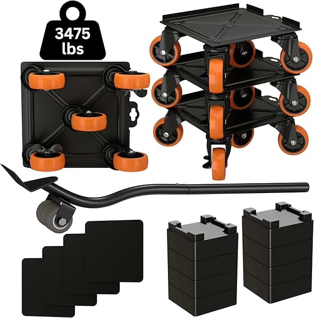 Heavy Duty Furniture and Appliance Lifter with Wheels