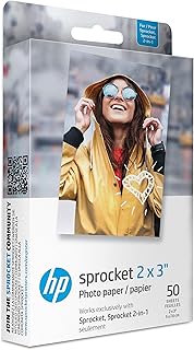 50 Sheets of Sticky Back Photo Paper for Sprocket Printers