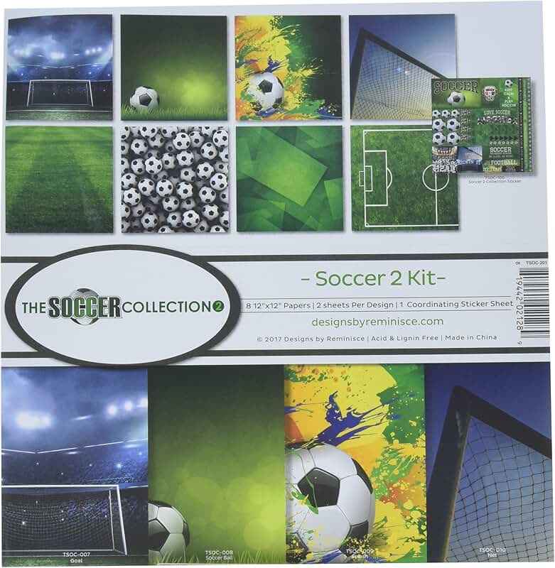 Soccer Scrapbook Kit
