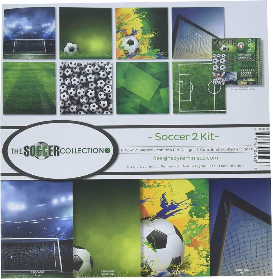 Soccer Scrapbook Kit