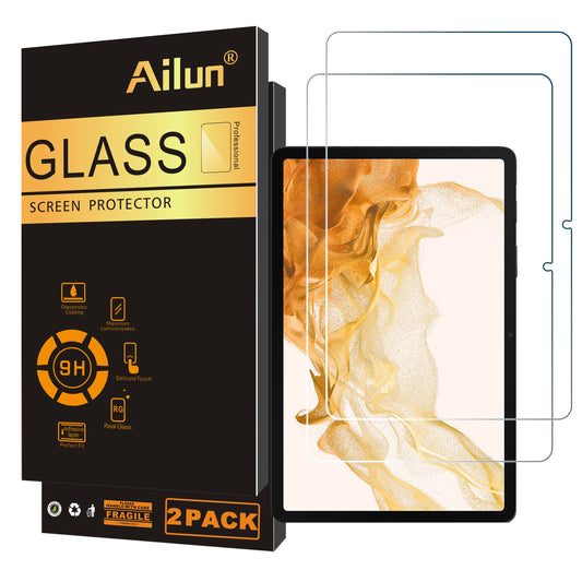 Screen protector for Galaxy Tab S8 and S7, 11 inch, 2-pack