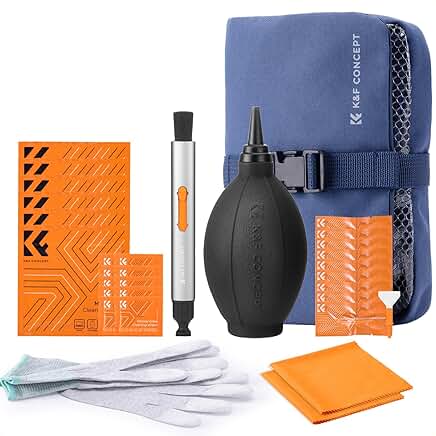 32-in-1 Camera Lens Cleaning Kit with Cleaning Tools