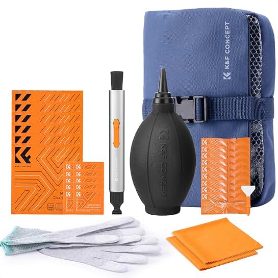 32-in-1 Camera Lens Cleaning Kit with Cleaning Tools