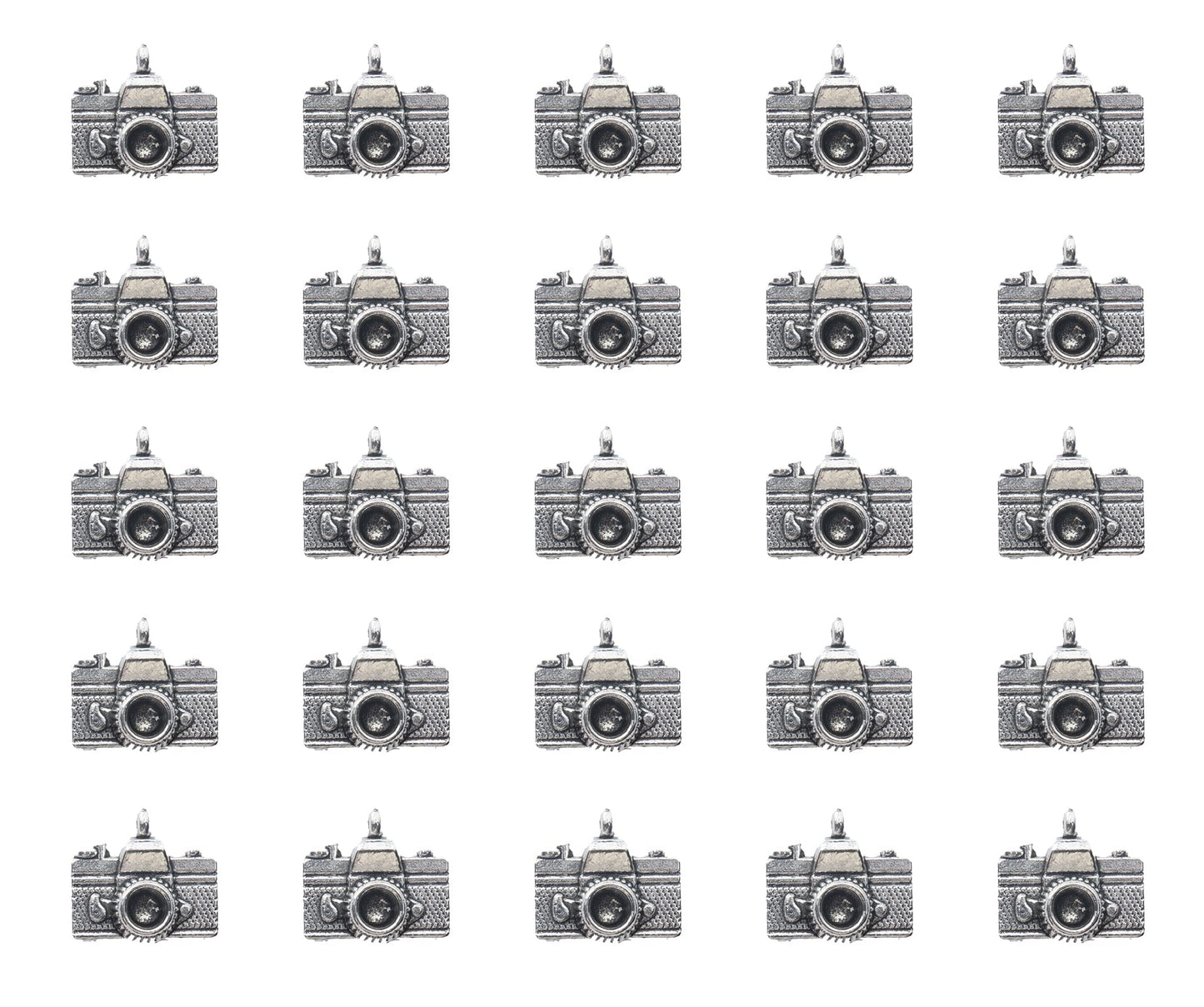 50 Pcs Mini Camera Charms for Jewelry Making and DIY Gifts