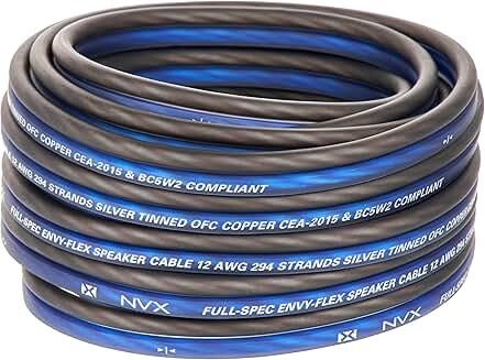 25-foot professional-grade 16-gauge speaker wire