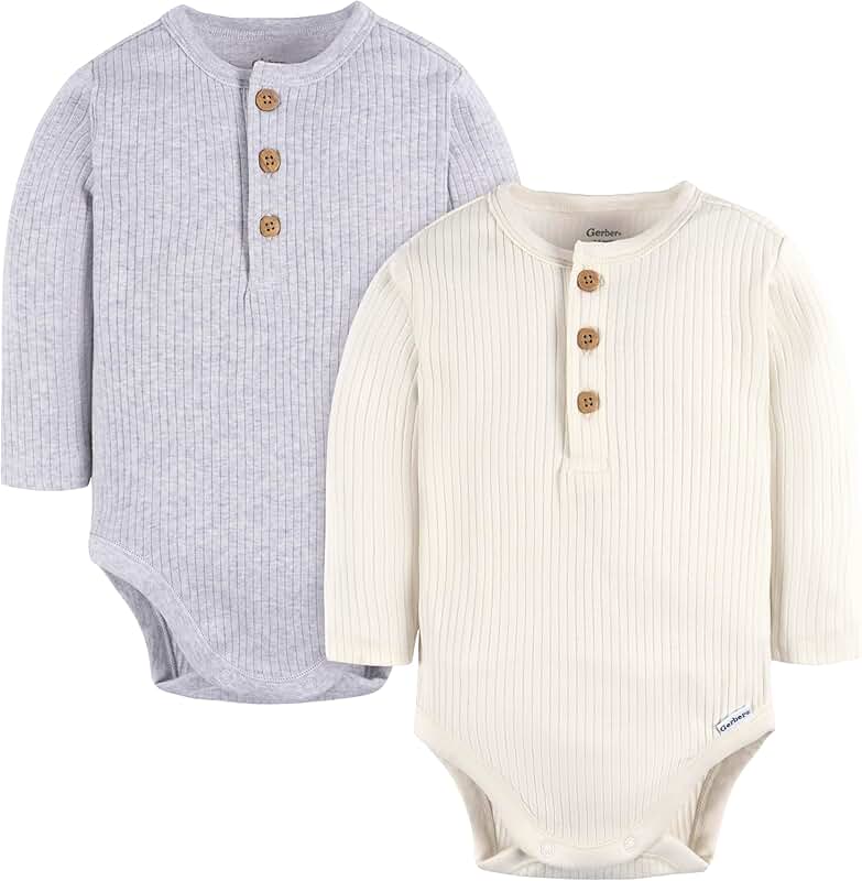 Baby Boys' and Girls' 2-Pack Bodysuits